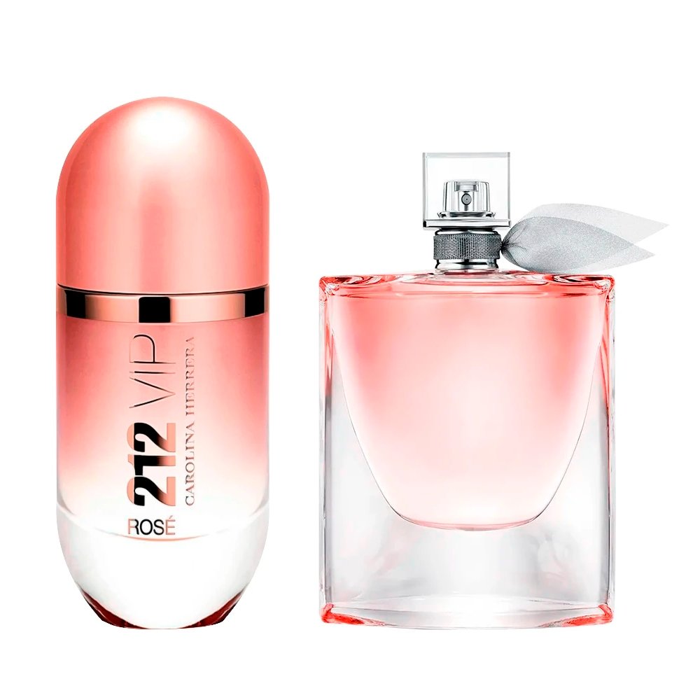 Sada parfémů 212 VIP Rosé a La Vie est Belle