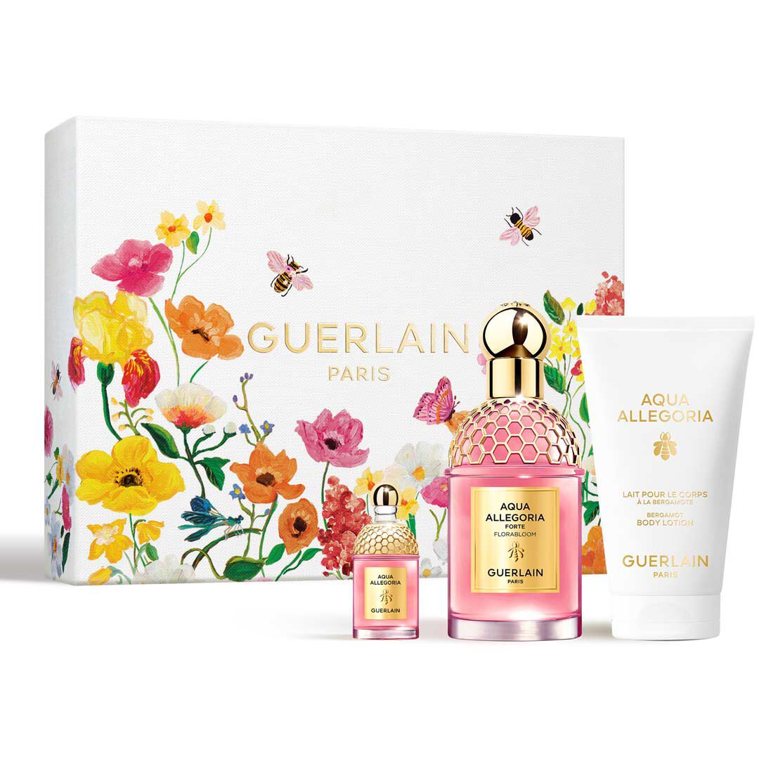 GUERLAIN AQUA ALLEGORIA Forte Florabloom, dárková sada Eau de Parfum