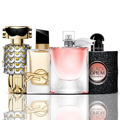 Sada 4 parfémů | Libre + La Vie Est Belle + Black Opium + Fame 100 ml