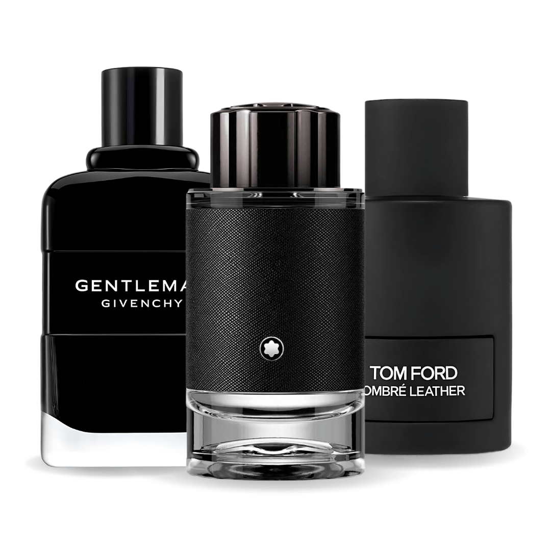 Sada 3 parfémů Tom Ford Ombre Leather, Givenchy Gentleman, Montblanc Explorer 100 ml