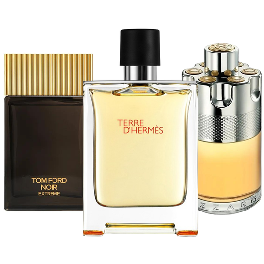 Sada 3 parfémů Terre de'Herme, Azzaro Wanted, Tom Ford Noir Extreme 100 ml