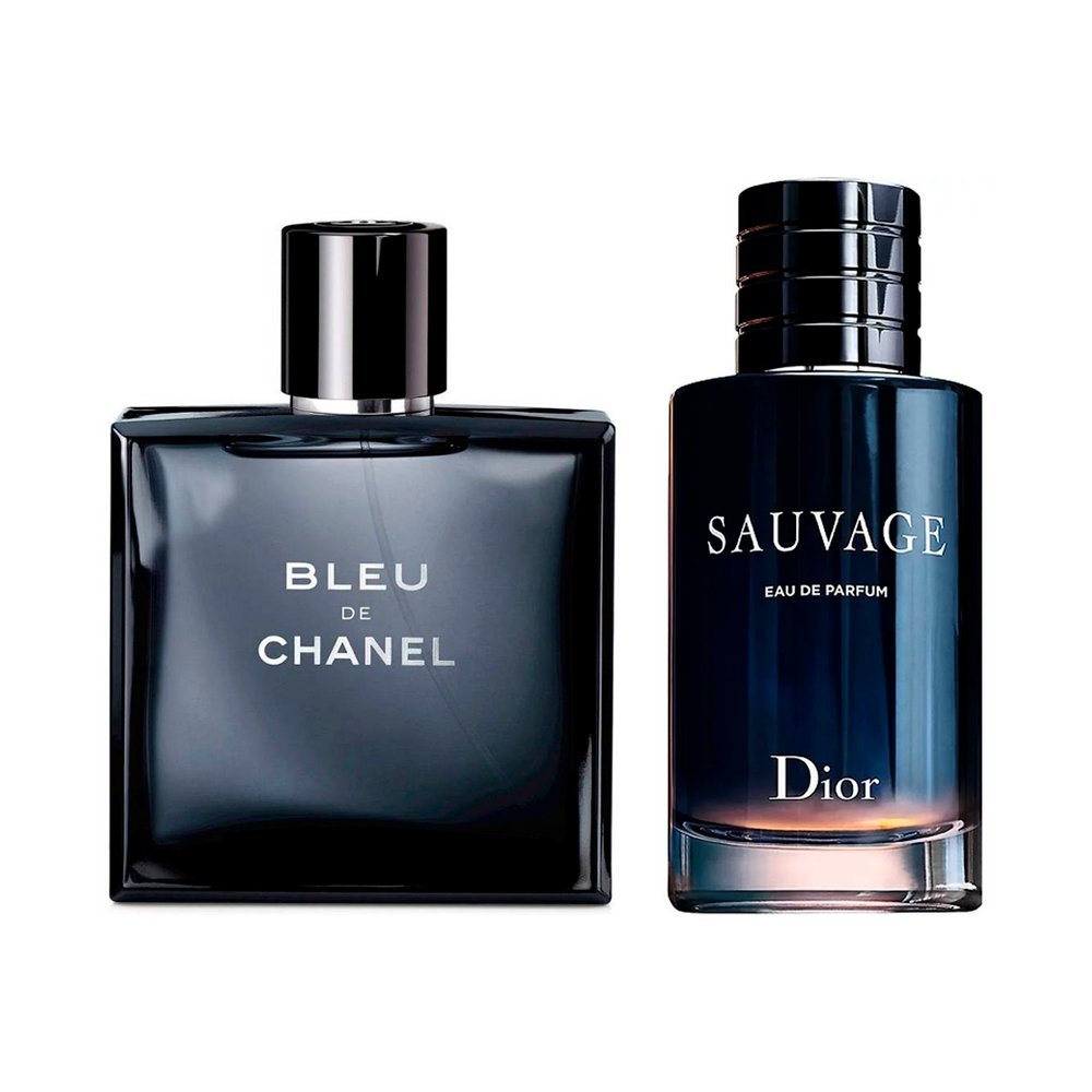 Sada parfémů Bleu de Chanel a Sauvage