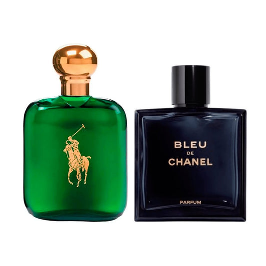 Sada parfémů Polo Green a Bleu de Chanel