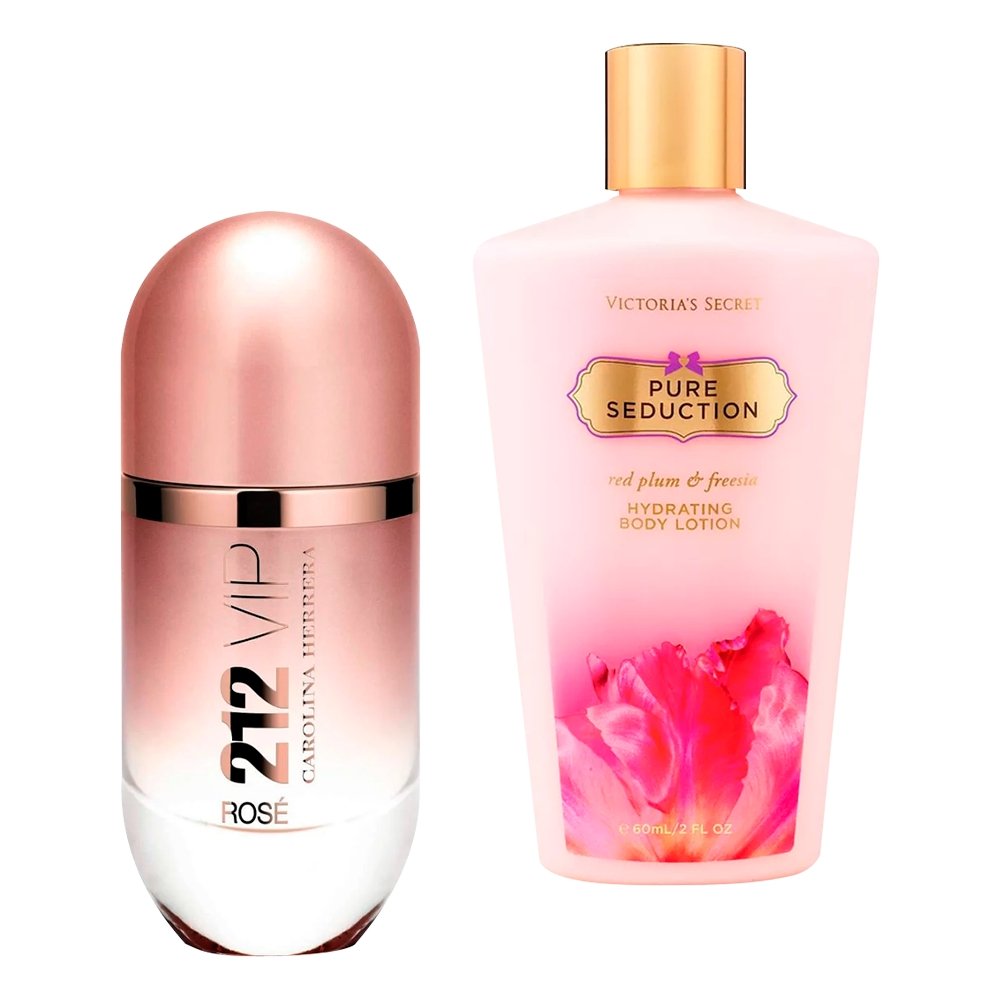 Sada Parfém 212 Rosé a krém Victoria Secrets