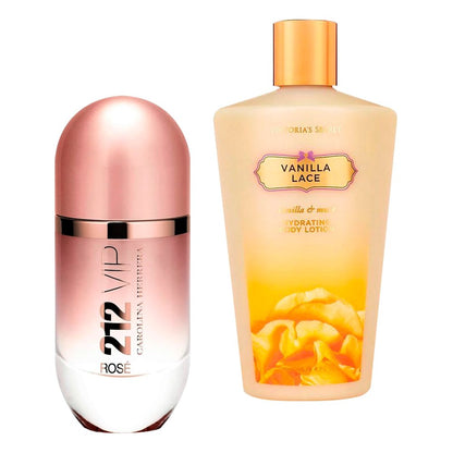 Sada Parfém 212 Rosé a krém Victoria Secrets